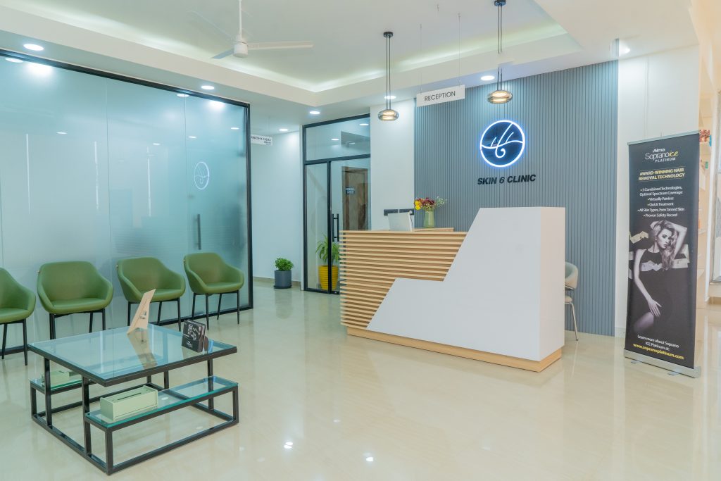 Advanced dermatology treatment facility at Skin 6 Clinic